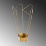 Aberto Design GED-016-A Accesorio Decorativo de Metal Dorado